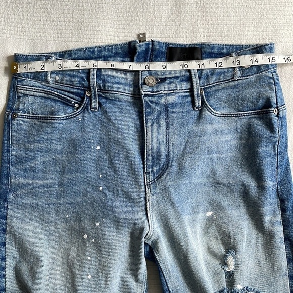 rta Gypsy Distressed Two Tone Skinny Jeans Size 29 - Picture 10 of 12